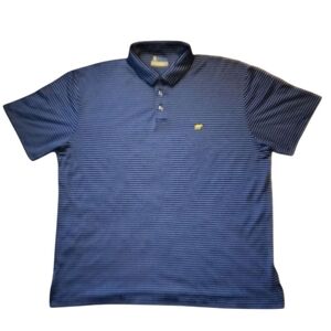 Jack Nicklaus XL Golden Bear Blue Striped Polo Golf Shirt